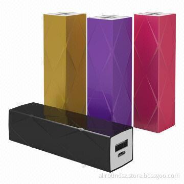 Smart Power Banks with 2,600mAh Capacity, Sized 24 x 24 x 90mm